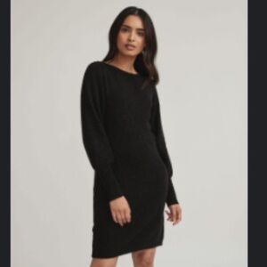 RW&CO. Classic Black Long Sleeve Dress